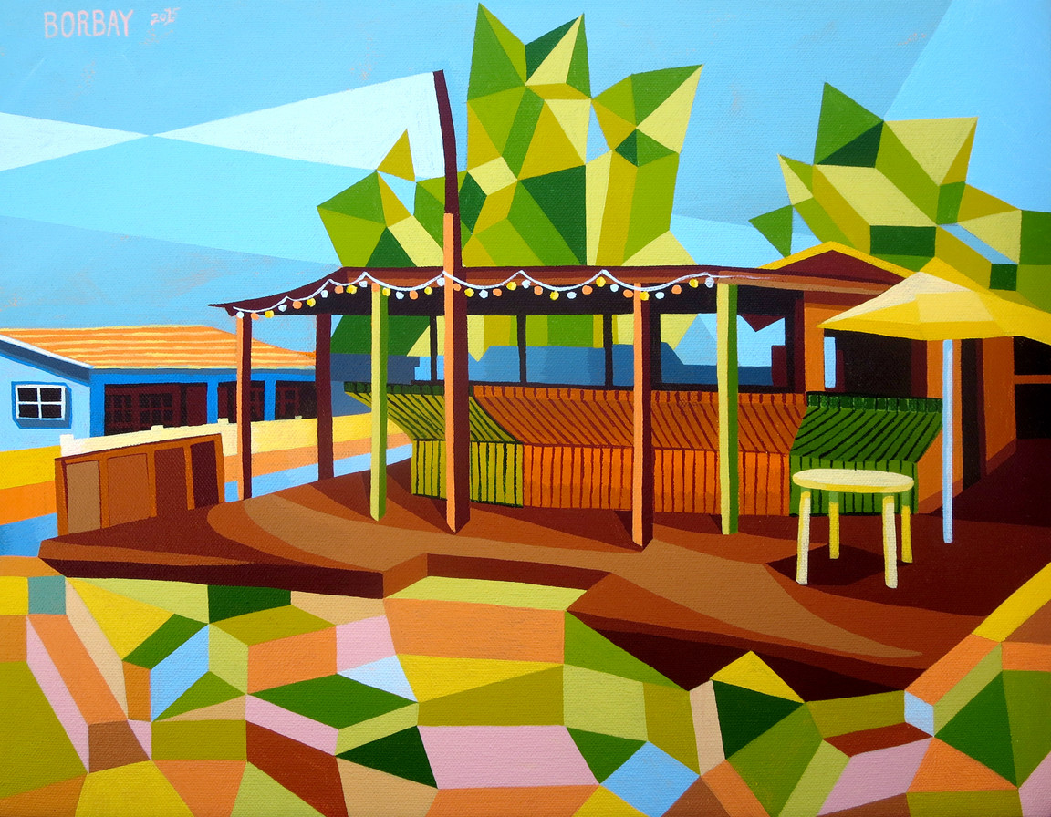 Santanas Painting by Borbay