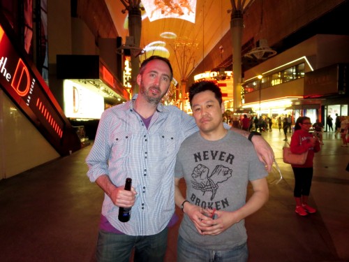 Jim and Gene Downtown Las Vegas