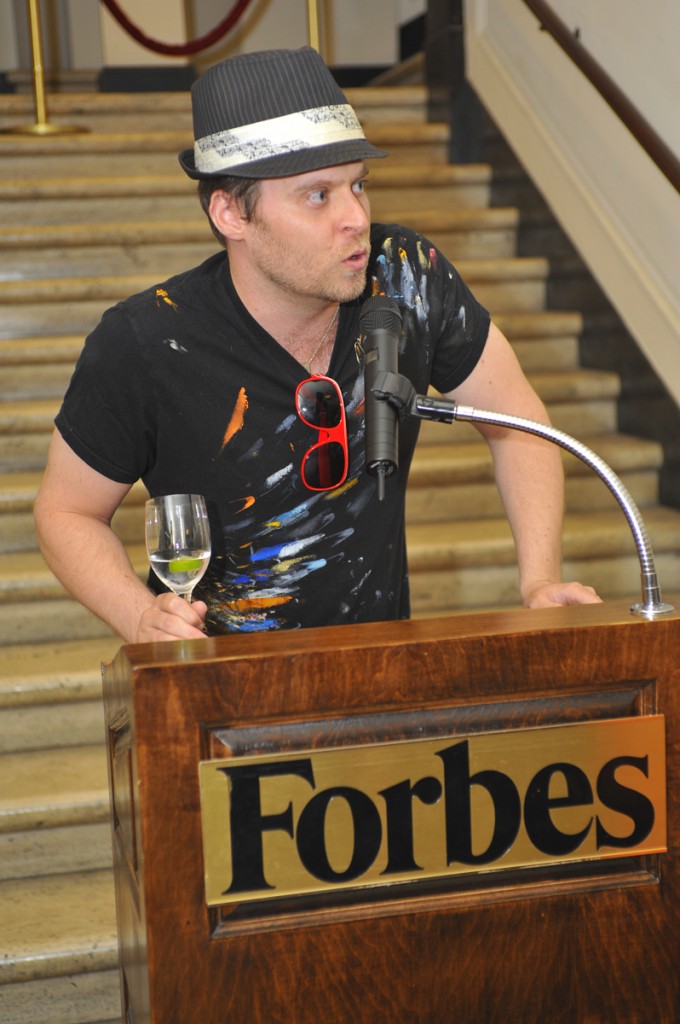 Borbay Speaks at Forbes Photo by Glen Davis