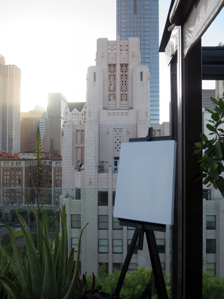 Title Guarantee Building LA Painting Process from Perch by Borbay