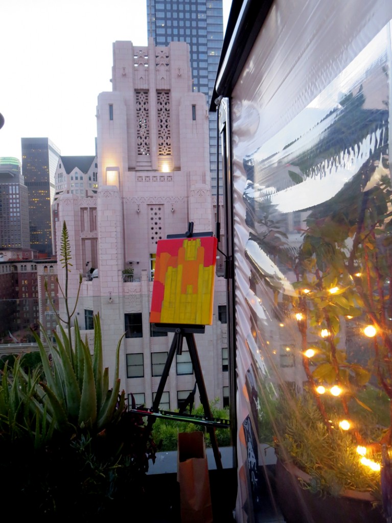 Title Guarantee Building LA Painting Process from Perch by Borbay