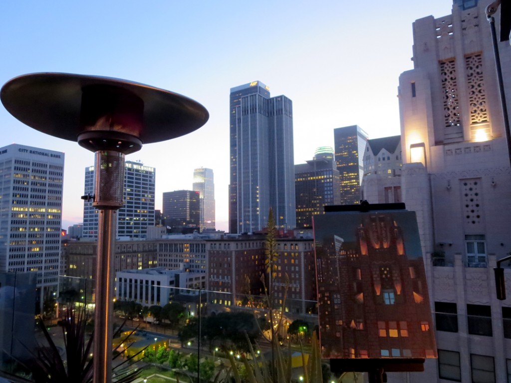 Title Guarantee Building LA Painting Process from Perch by Borbay