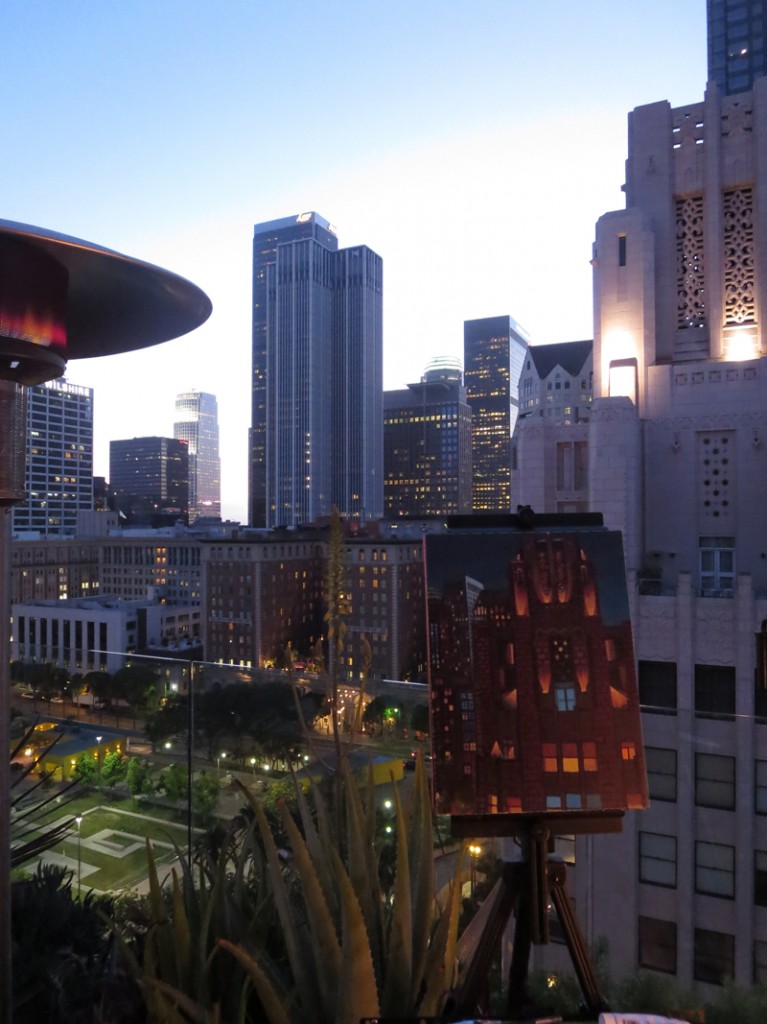 Title Guarantee Building LA Painting Process from Perch by Borbay