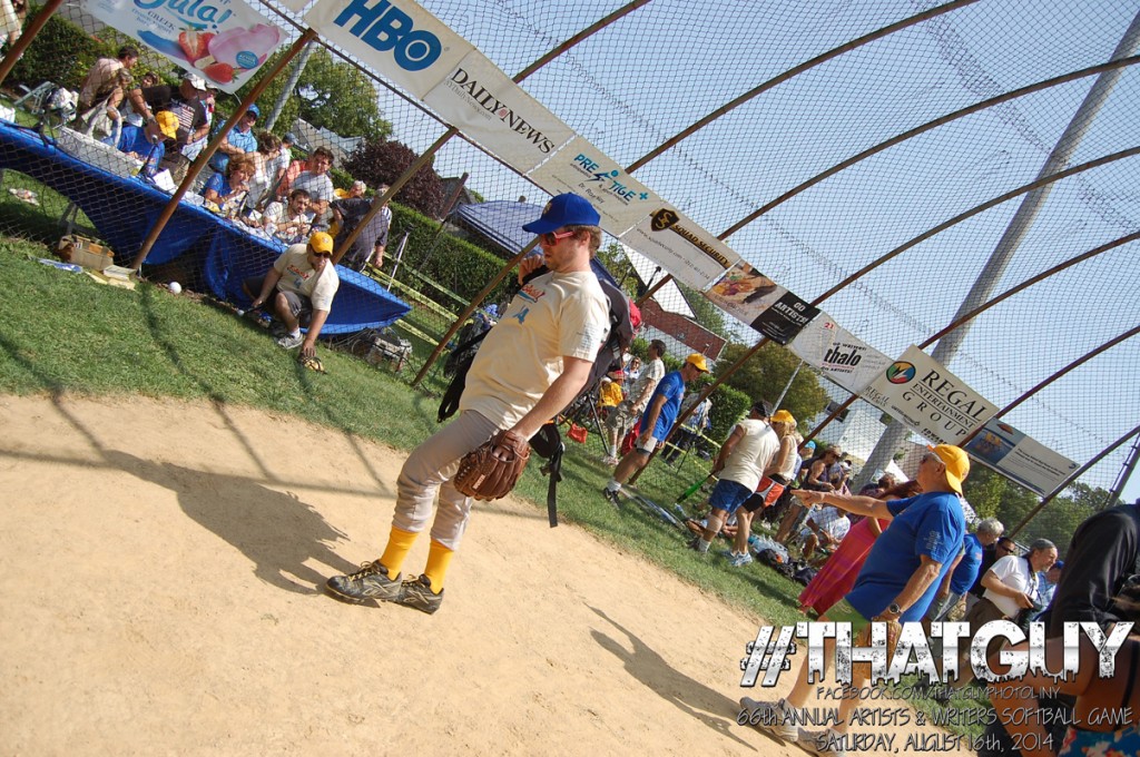 Borbay Carl Bernstein Artists Writers Softball Game