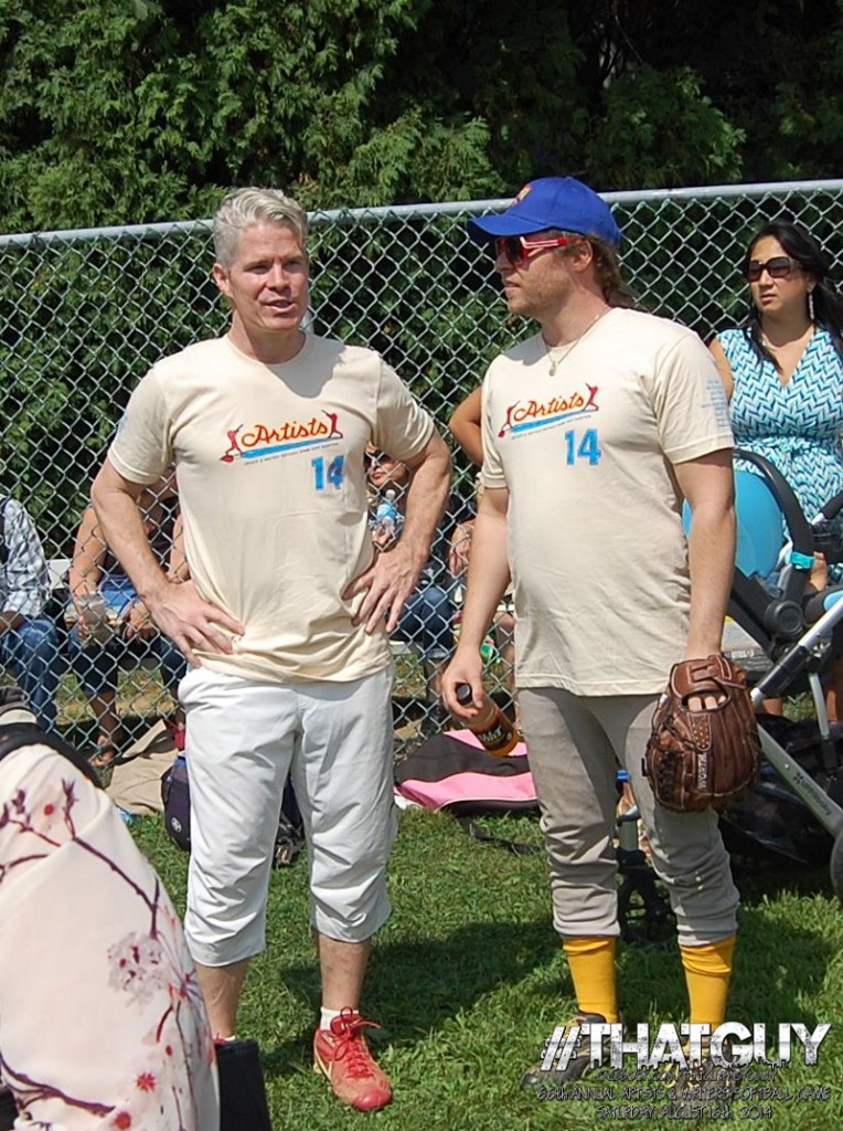 Borbay Geoff Prisco Chat Artists Writers Softball Game