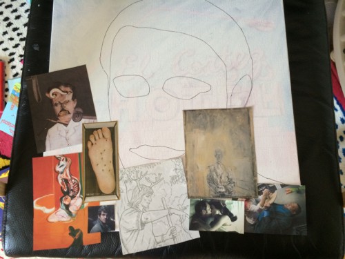 Mads Mikkelsen as Hannibal Painting Process by Borbay