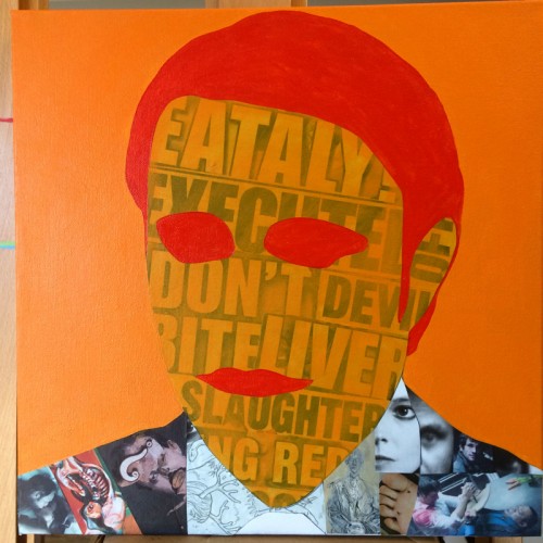 Mads Mikkelsen as Hannibal Painting Process by Borbay