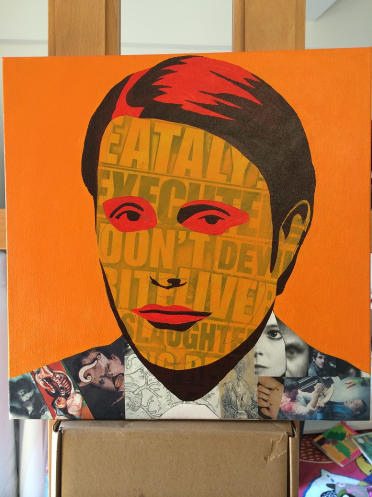 Mads Mikkelsen as Hannibal Painting Process by Borbay