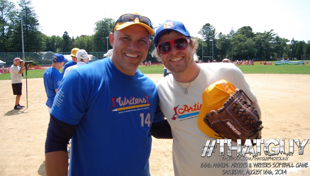 Jim Leyritz Borbay Artists Writers Softball Game
