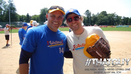 Jim Leyritz Borbay Artists Writers Softball Game