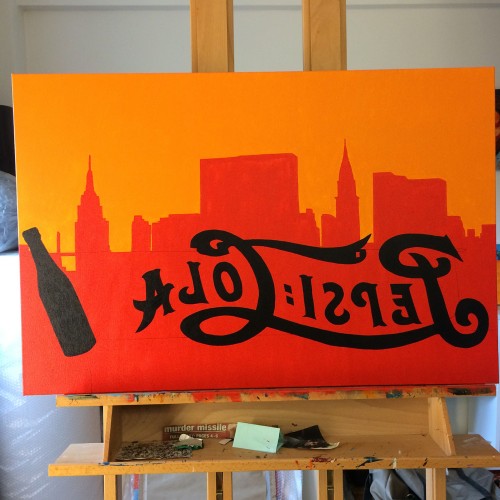 Pepsi Sign Painting Process by Borbay