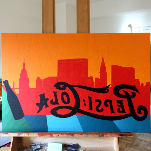 Pepsi Sign Painting Process by Borbay