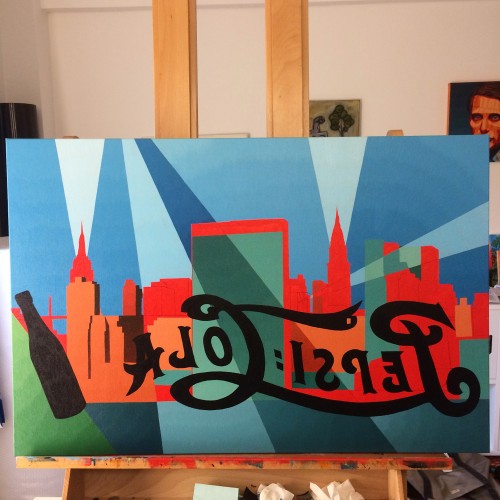 Pepsi Sign Painting Process by Borbay