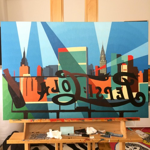 Pepsi Sign Painting Process by Borbay