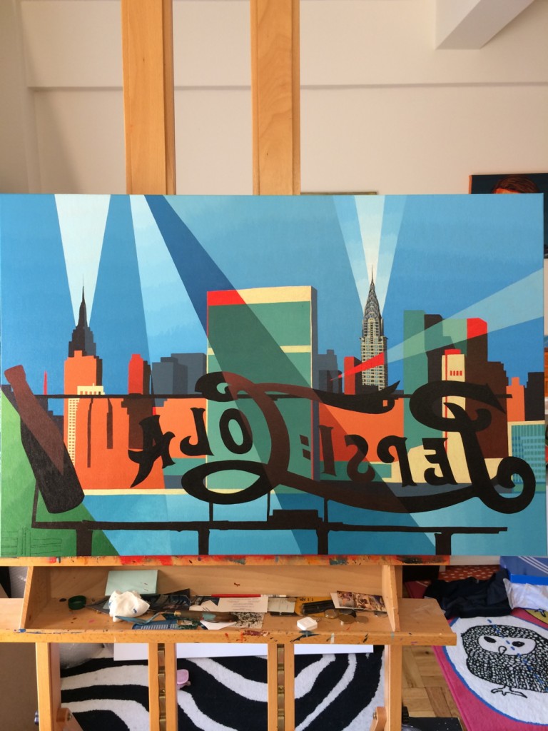 Pepsi Sign Painting Process by Borbay