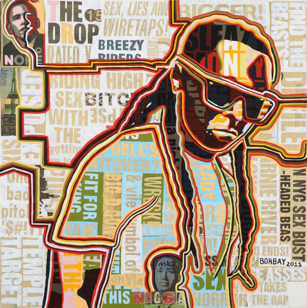 Lil Wayne Collage Painting by Borbay