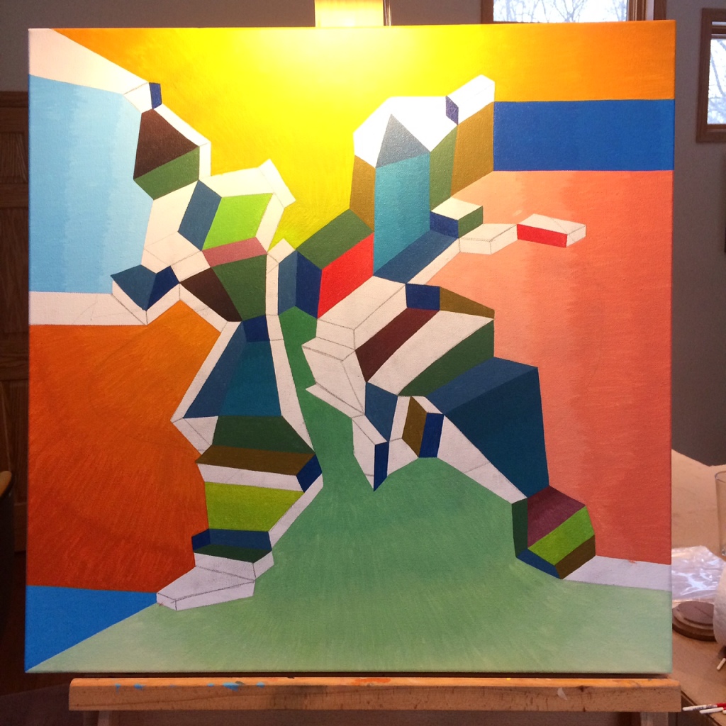 Mindscape Painting Process by Borbay 2014