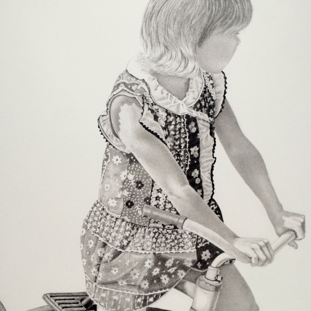 Girl on Trike by Tom Hessel