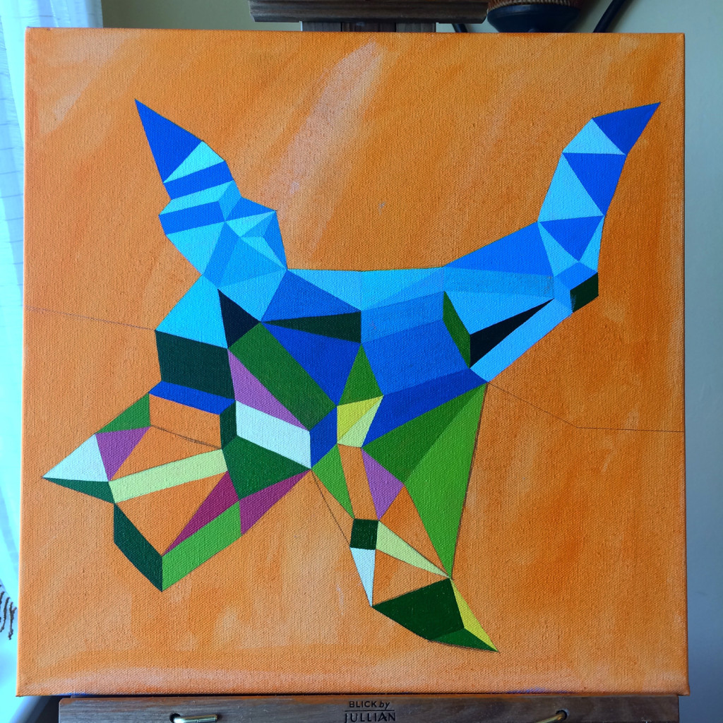 Mindscape Exuma Painting Process by Borbay