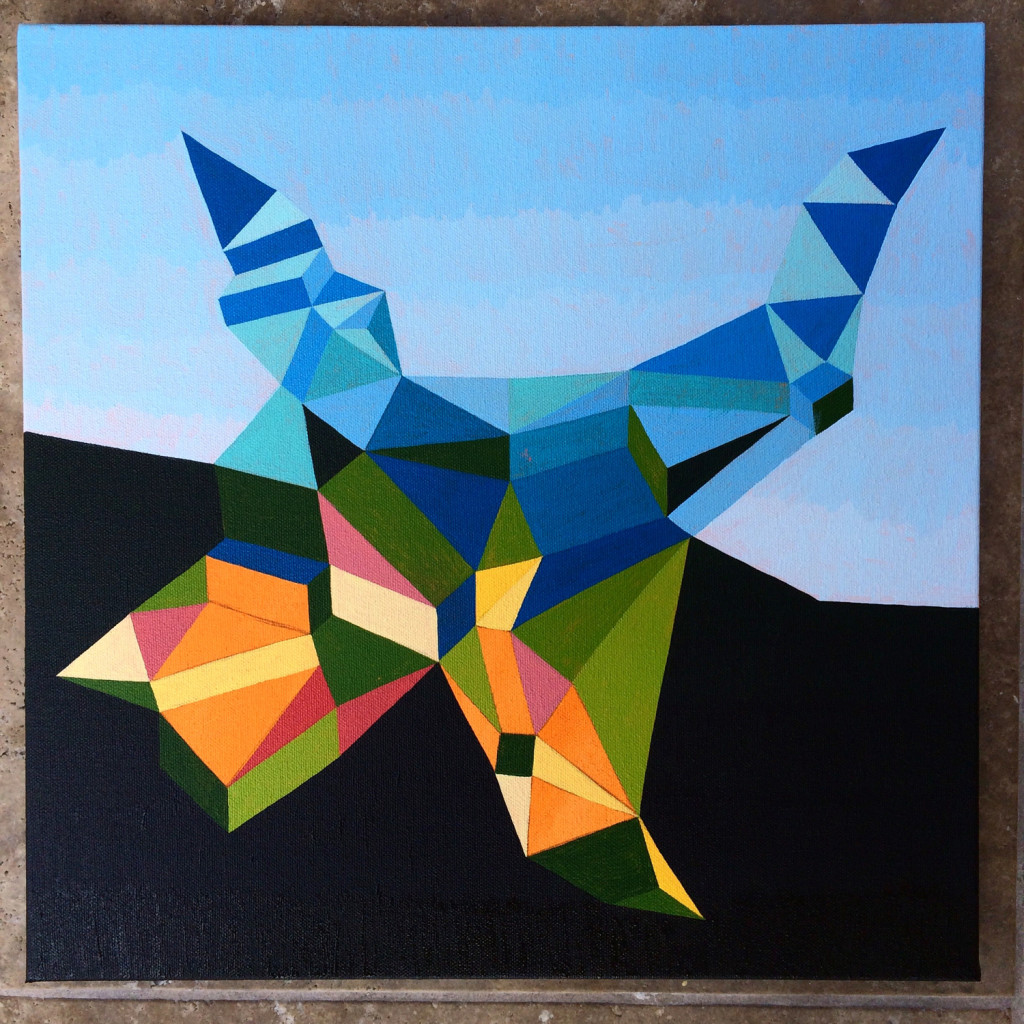 Mindscape Exuma Painting Process by Borbay