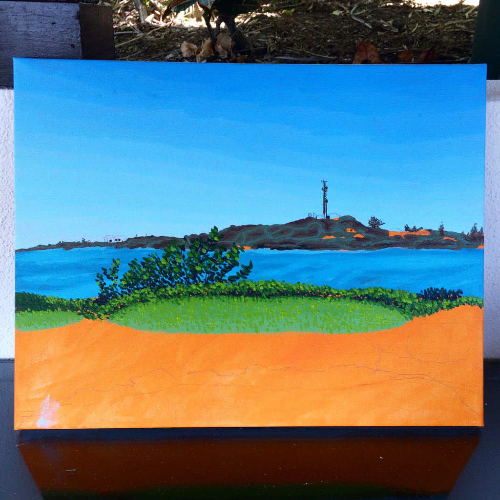 Mindscape Emerald Bay Painting Process by Borbay