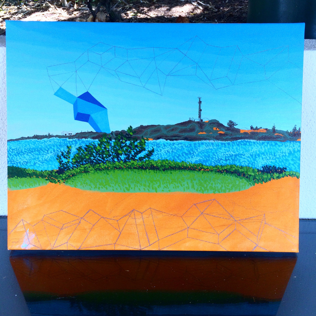 Mindscape Emerald Bay Painting Process by Borbay