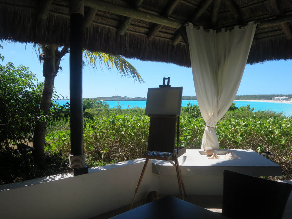 Mindscape Emerald Bay Painting Process by Borbay