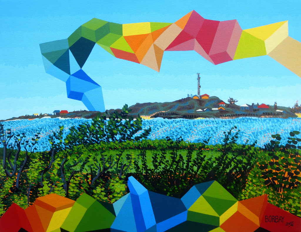 Mindscape Emerald Bay Painting by Borbay