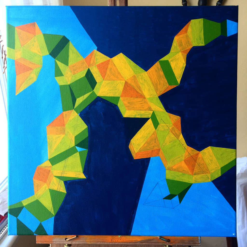 Mindscape Exuma Shadow Painting Process By Borbay