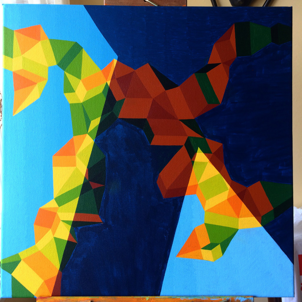 Mindscape Exuma Shadow Painting Process By Borbay