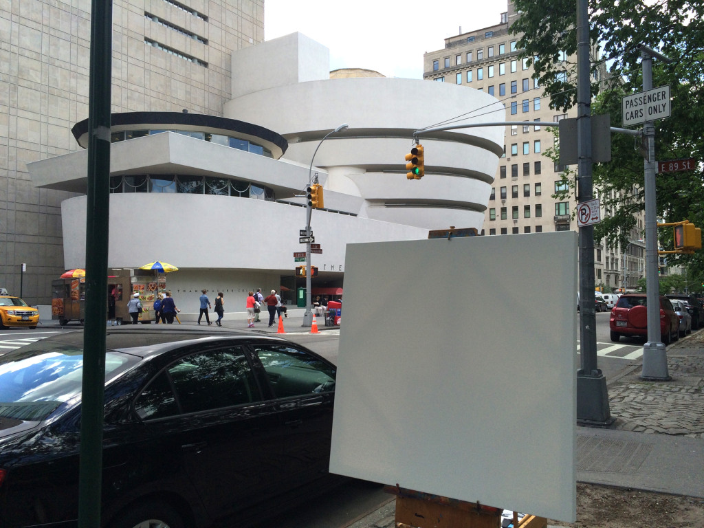 Guggenheim #7 Painting Process by Borbay