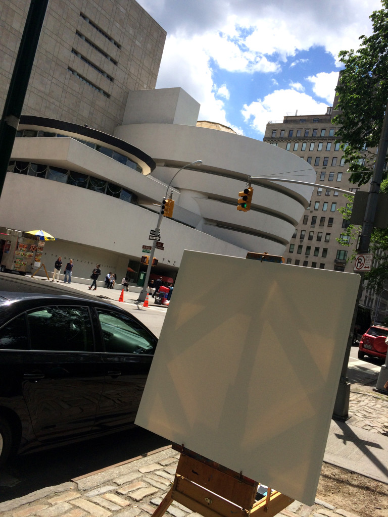 Guggenheim #7 Painting Process by Borbay