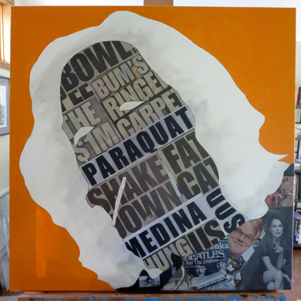 Borbays Painting Process of The Dude, Lebowski Painting, Big Lebowski Painting 