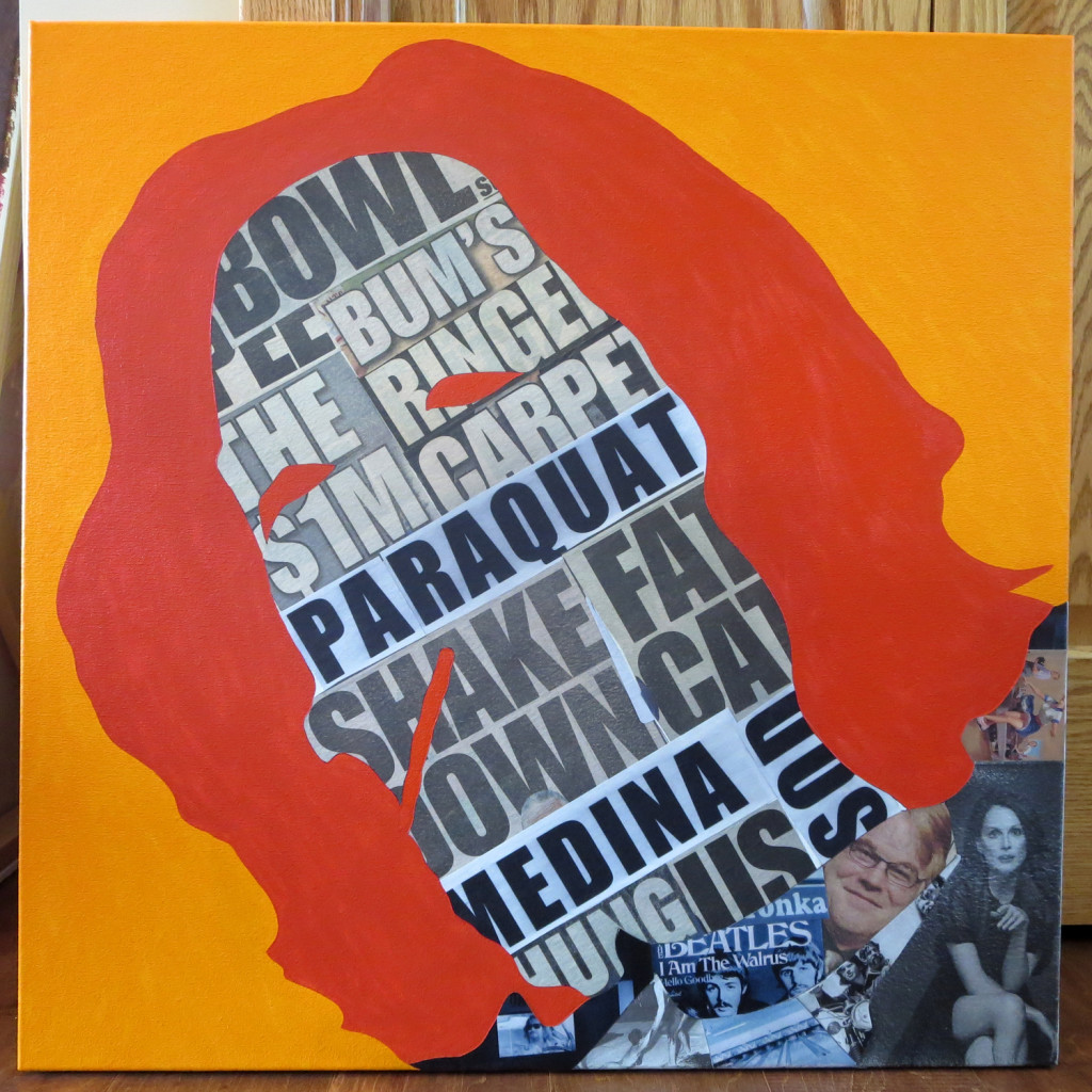 Borbays Painting Process of The Dude, Lebowski Painting, Big Lebowski Painting 