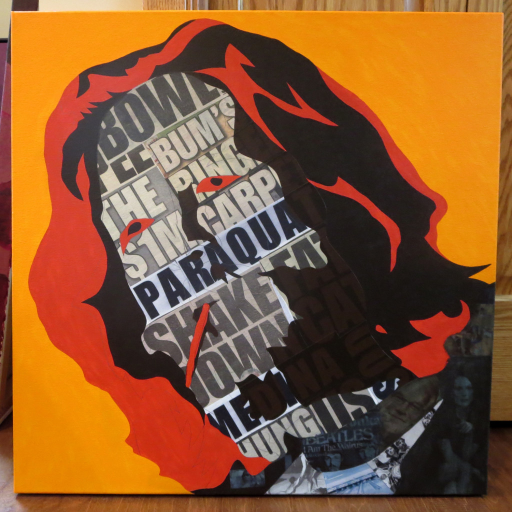 Borbays Painting Process of The Dude, Lebowski Painting, Big Lebowski Painting 