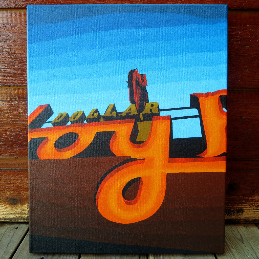 Cowboy Bar Painting Process by Borbay, Jackson Hole, Wyomoing