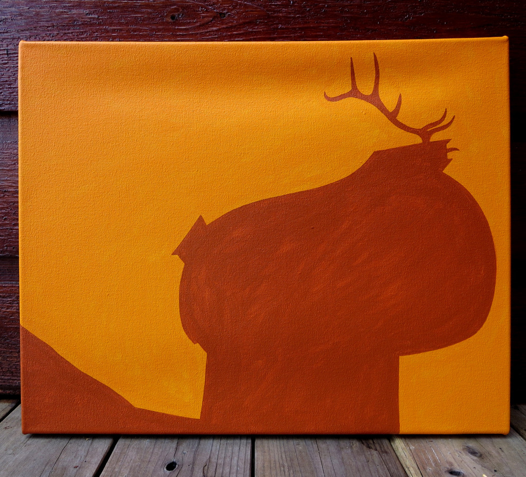 Antler Inn Painting Process by Borbay, Antler Motel Sign Painting Jackson Hole