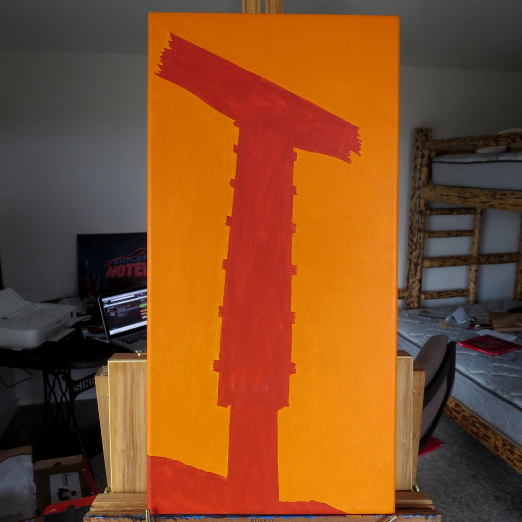 Rawhide Motel Neon Sign Painting Process by Borbay