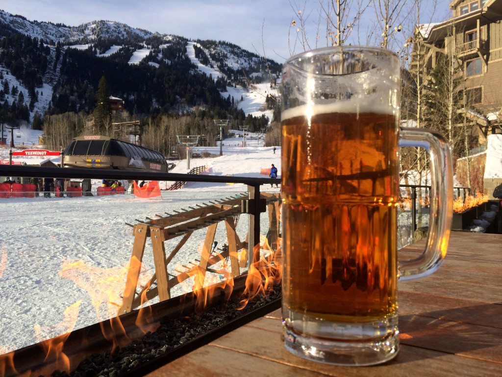 Beer at the Handle Bar, Four Seasons, Thanksgiving, Jackson Hole by Borbay