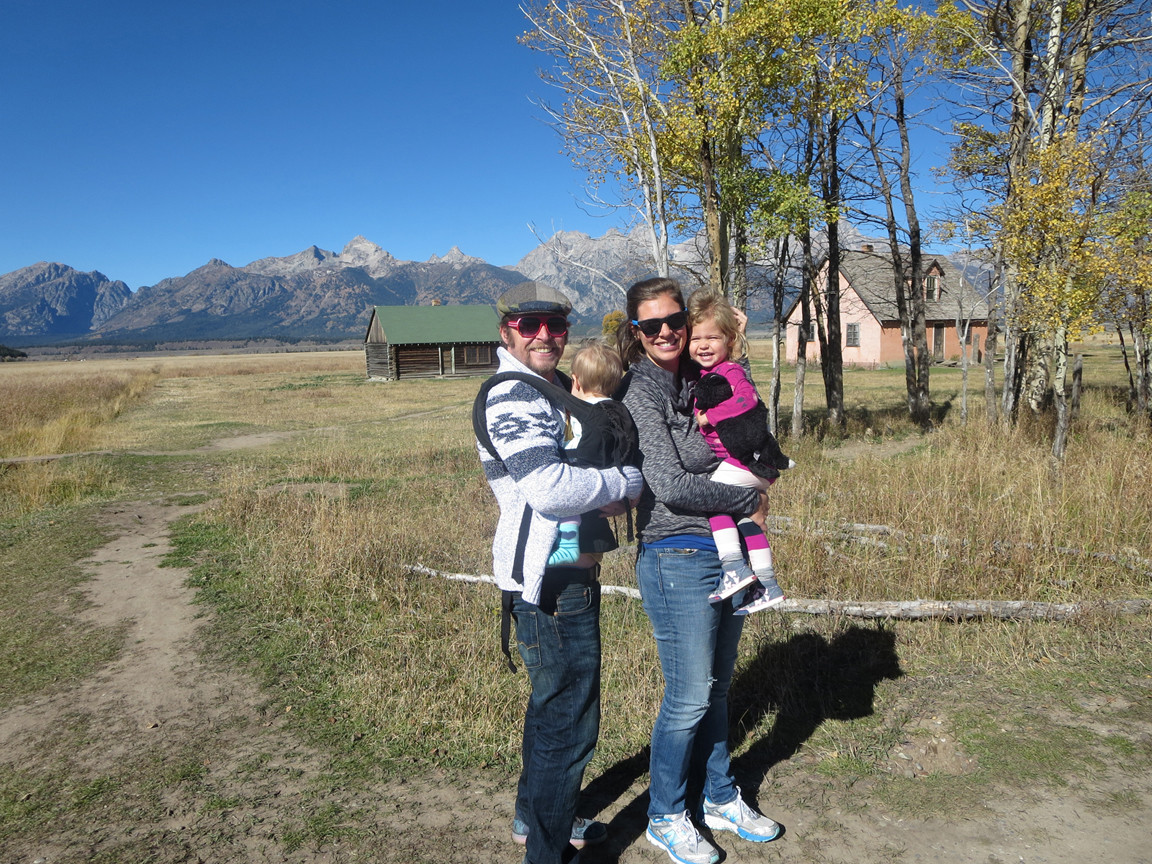 Family Shot Teton National Park