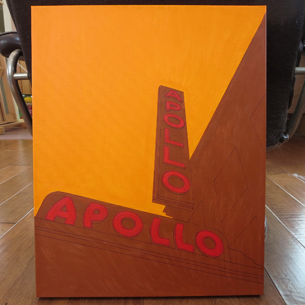 The Apollo Theater Painting Process by Borbay