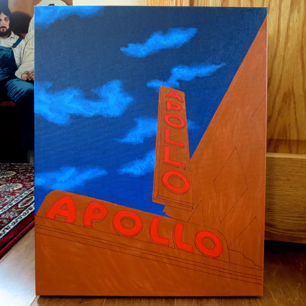 The Apollo Theater Painting Process by Borbay