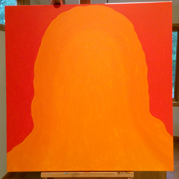 Jesus Painting Process by Borbay