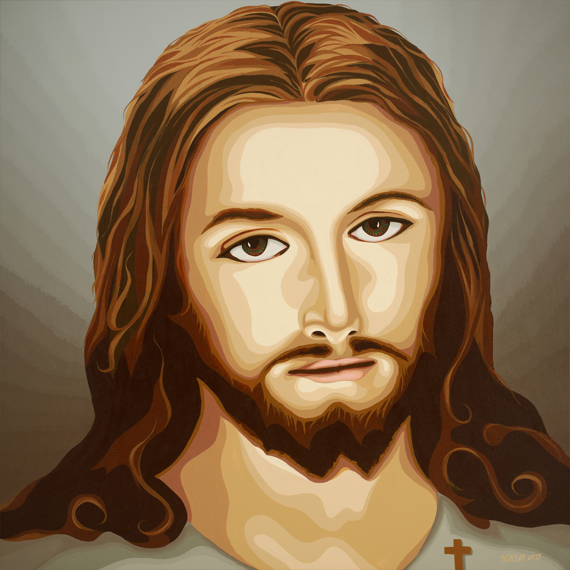 Jesus Painting by Borbay