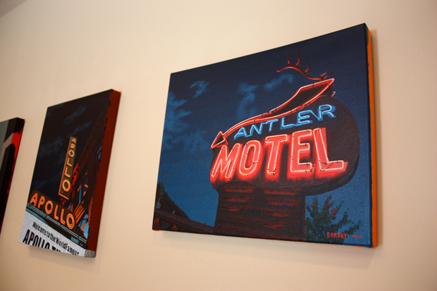 Antler and Apollo Paintings by Borbay