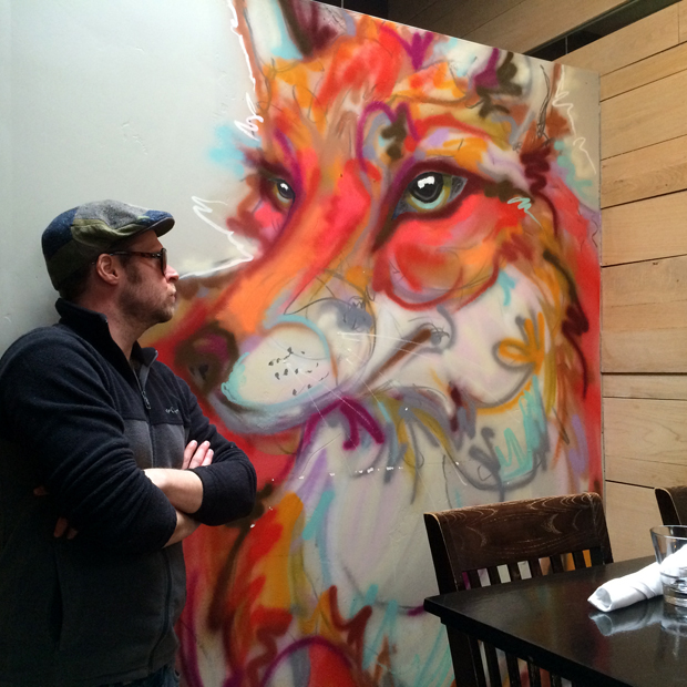 Borbay at Local in front of Ringholz