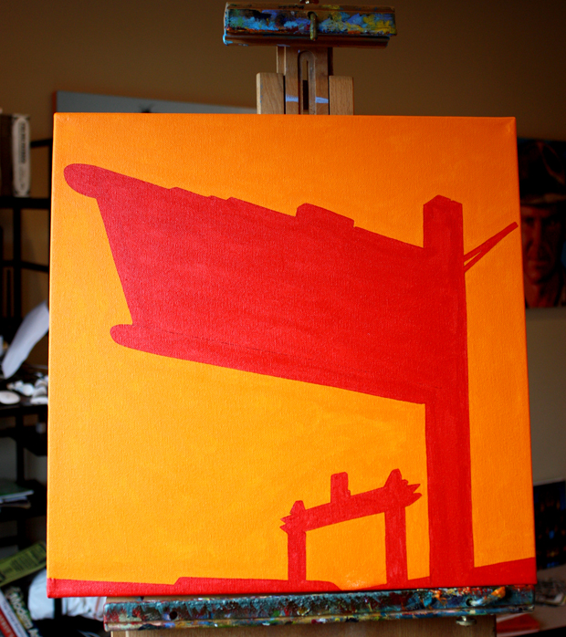 Snow King Motel Neon Sign Painting Process by Borbay