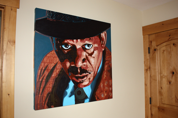 Morgan Freeman Painting by Borbay