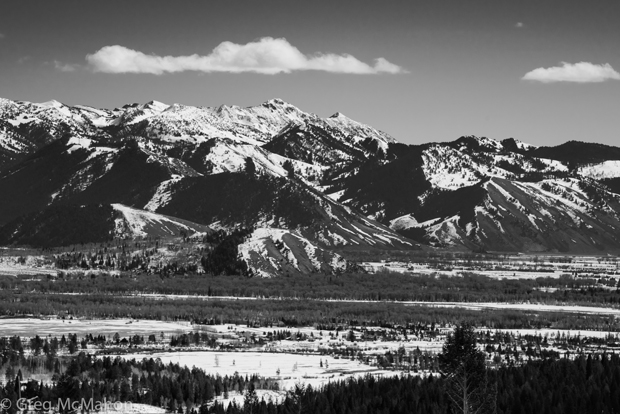 Mountains Silver by Greg McMahon