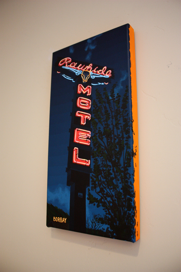 Rawhide Motel Painting by Borbay